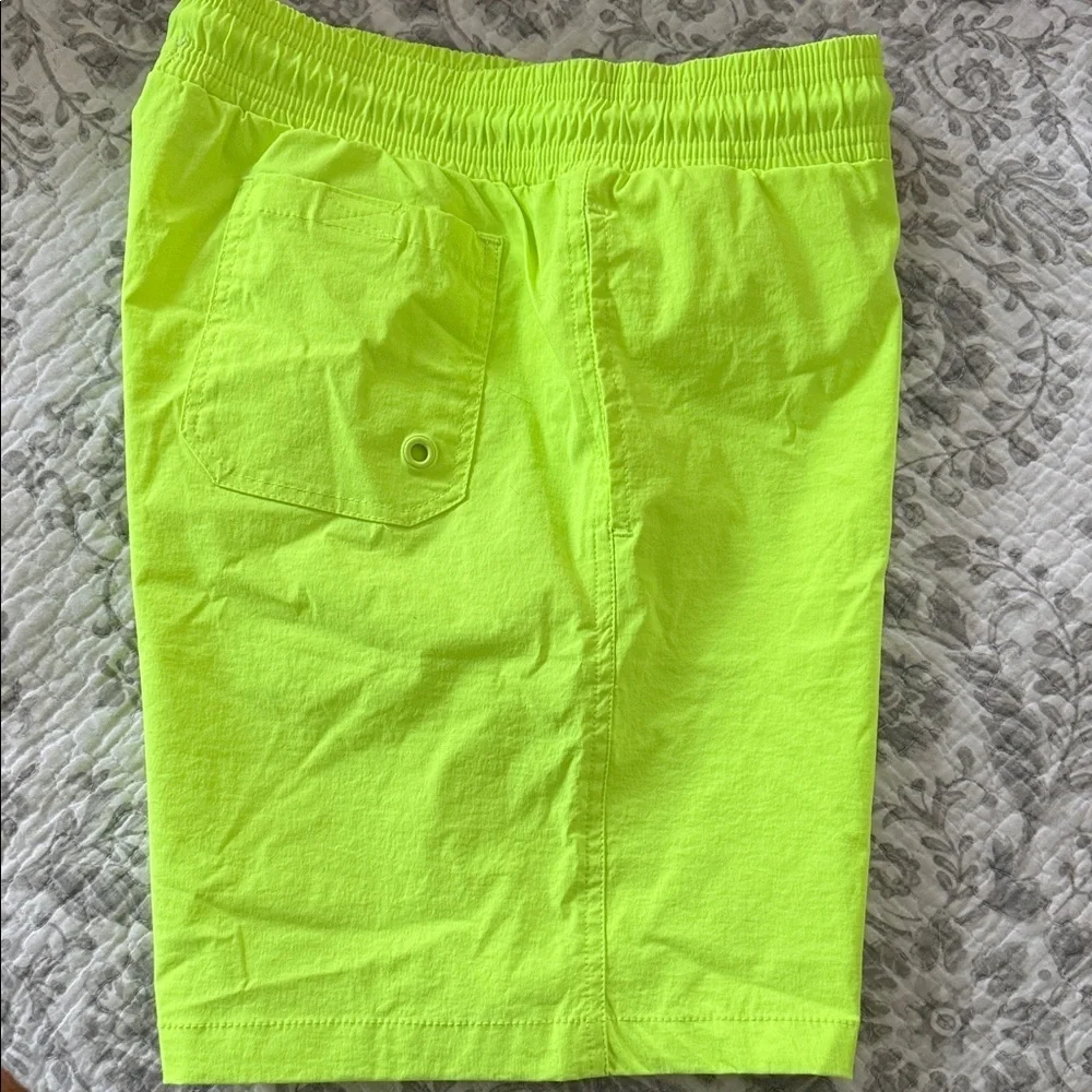 NWT Fashion Nova Neon Green Kids Swim Trunks